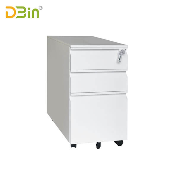 三抽鵝頸拉手活動(dòng)柜